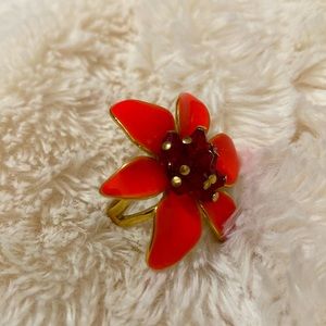 Kate Spade Tropical Flower Ring